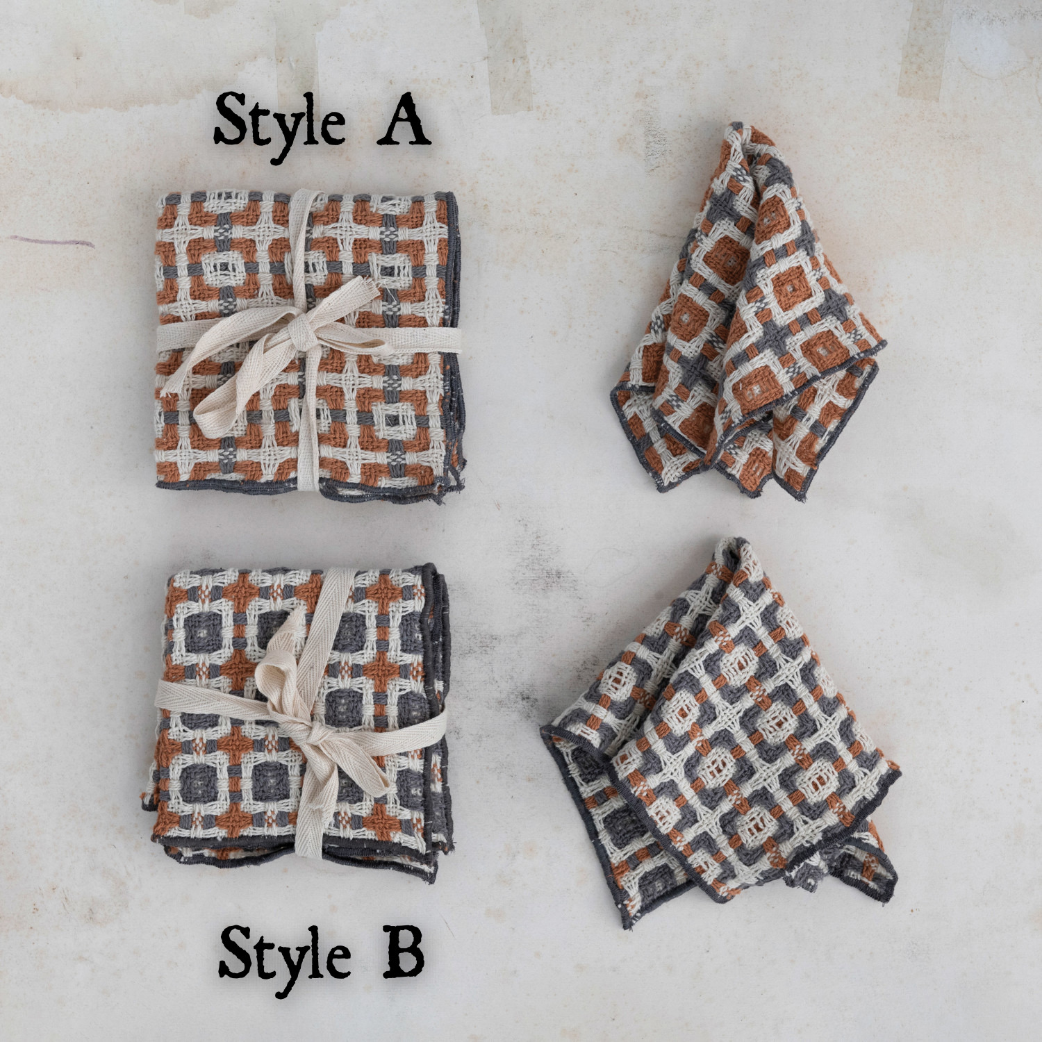 Cotton Dobby Dish Cloths - Thumbnail 3