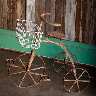 Vintage-Inspired Tricycle Planter