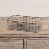 Grey Metal Wire Baskets