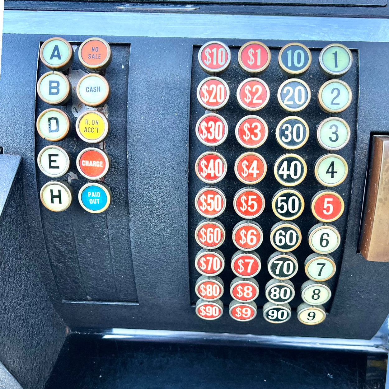 Vintage National Cash Register – Rust & Cinder