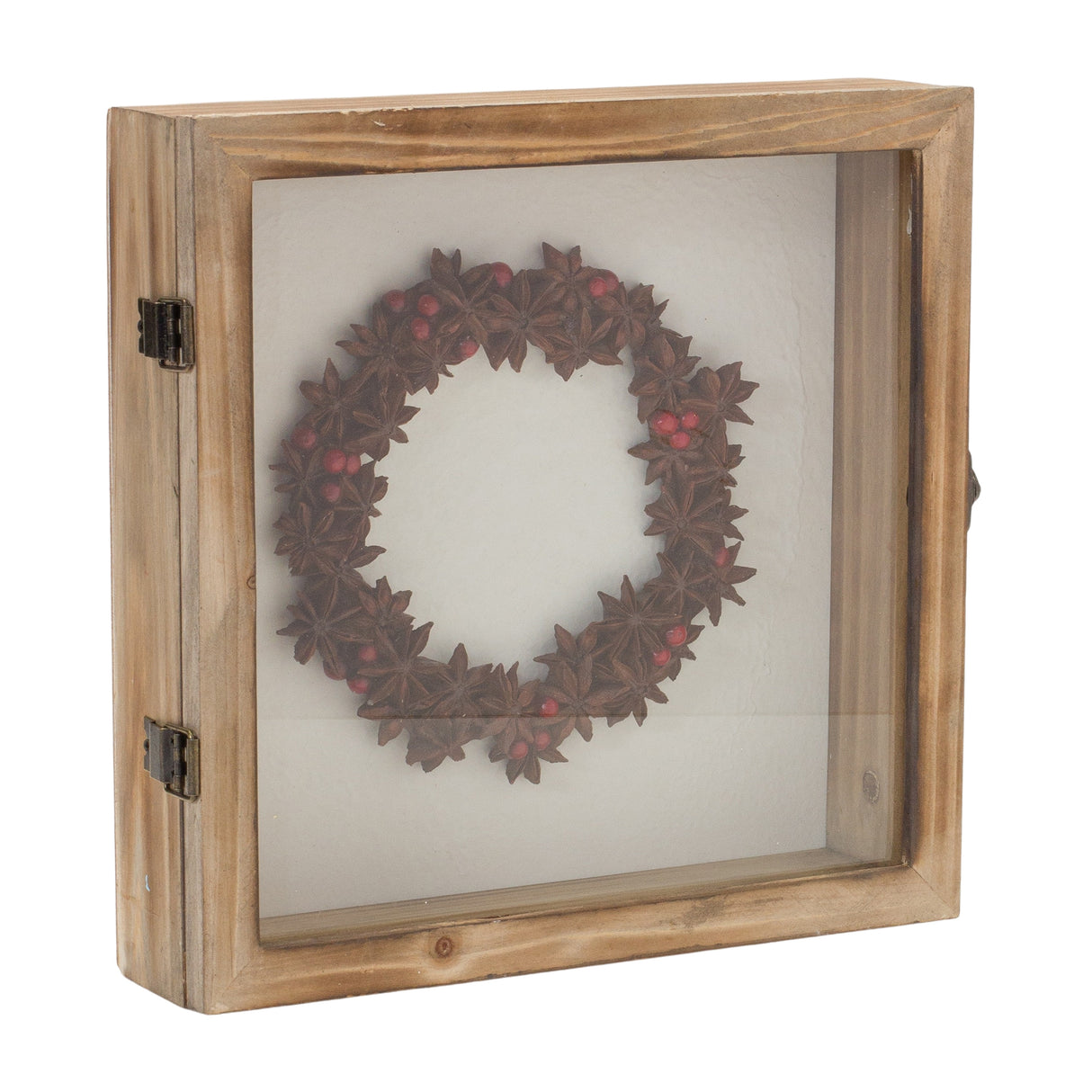 Dried Fruit Wreath & Christmas Tree Shadow Boxes