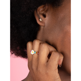 Beaded Daisy Rings