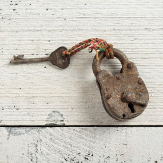 Vintage Lock & Key Set
