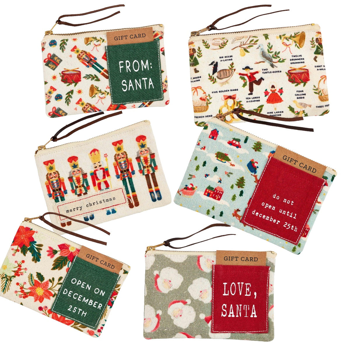 Christmas Gift Card Pouches