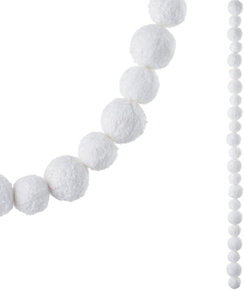 Snowball Christmas Garland