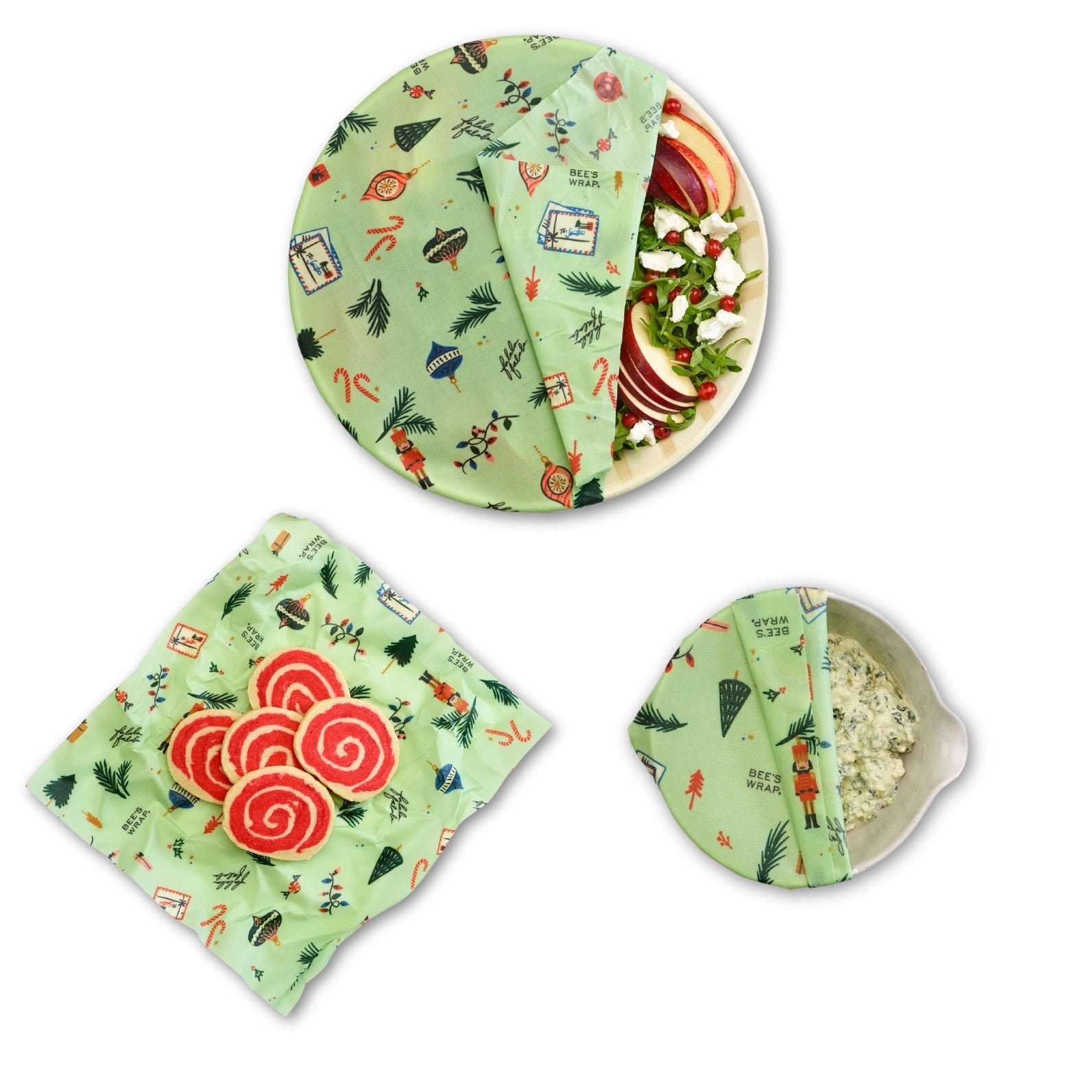 Reusable Beeswax Wraps Assorted Sizes (3 Pk) - Thumbnail 4