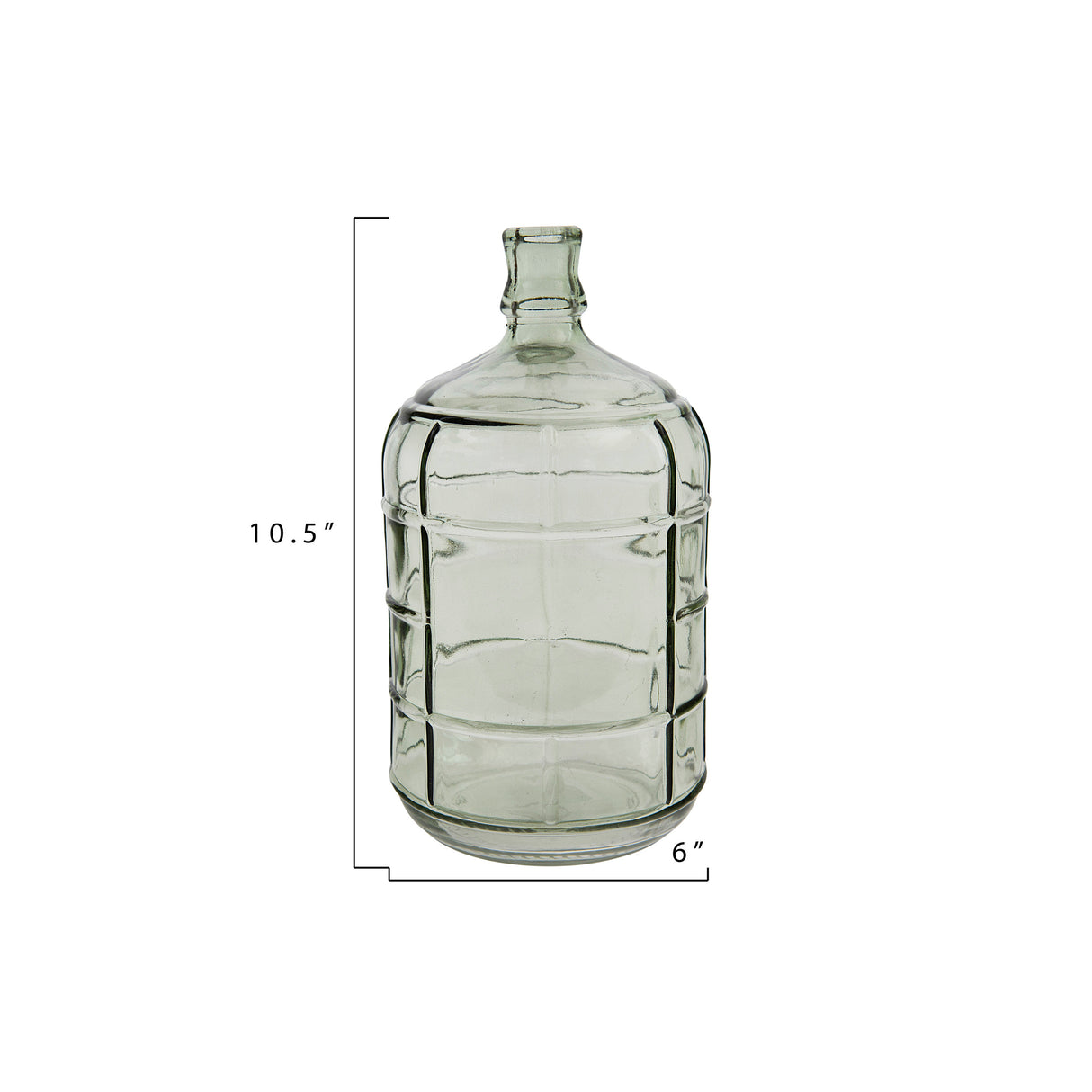 Vintage-Inspired Clear Glass Bottle