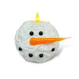 Vickie Jean's Round Snowman Candle