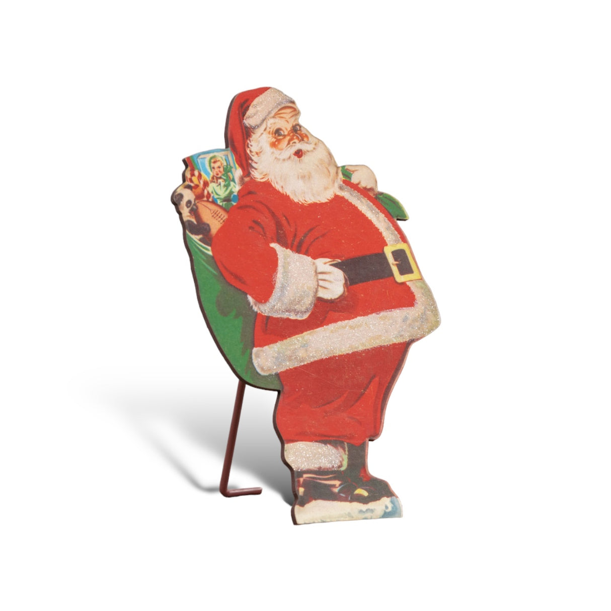 Vintage-Inspired Santa Claus with Bag Dummy Board