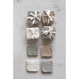 Cotton Crocheted Coaster Set