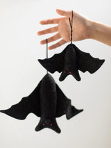 Handmade Wool Felt Bat Ornament