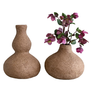 Decorative Handmade Paper Mache Vases