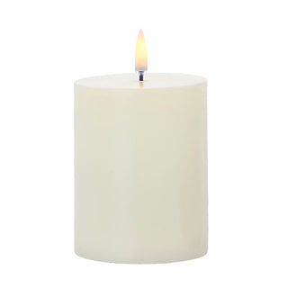 Flameless Ivory Pillar & Taper Candles