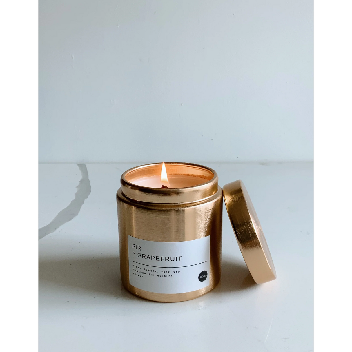 Limited Edition Brushed Gold Holiday Candles