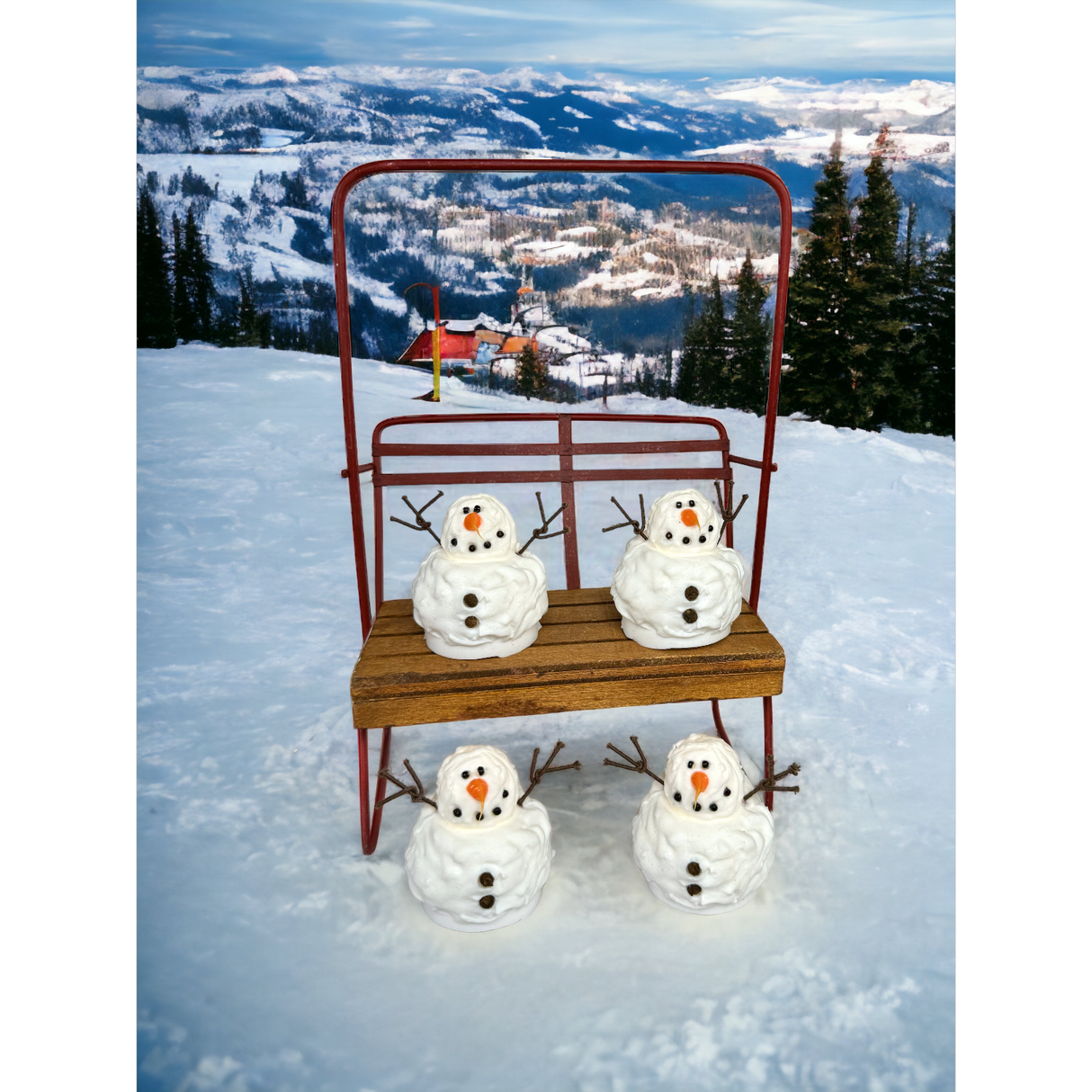 Vickie Jean's Snowman Tealight Candle