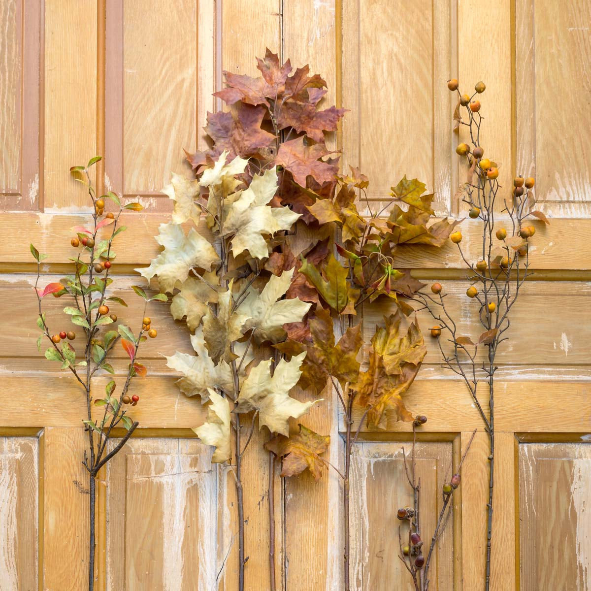 Crafted Autumn Leaves Stems