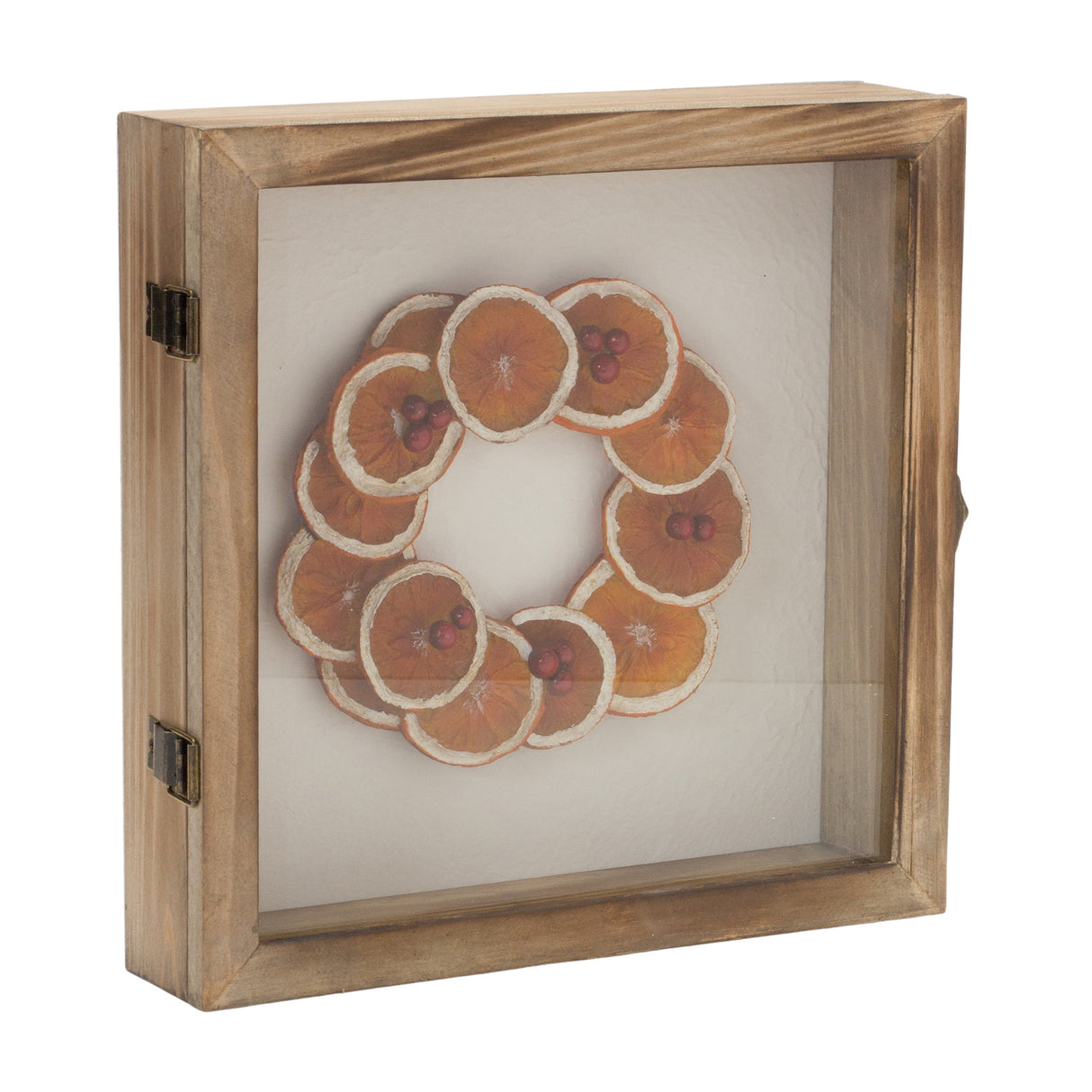 Dried Fruit Wreath & Christmas Tree Shadow Boxes