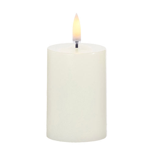 Flameless Ivory Pillar & Taper Candles