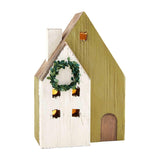 Light-Up Wooden Christmas Houses