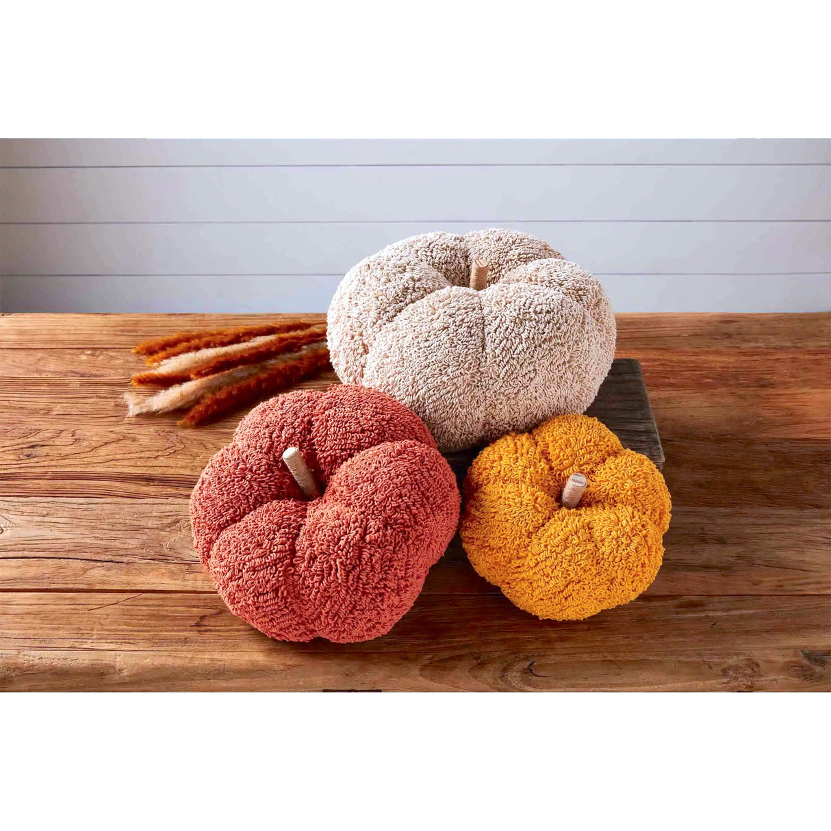 Tufted Cotton Pumpkin Sitters