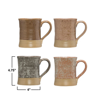 Reactive Glaze Stoneware Mugs