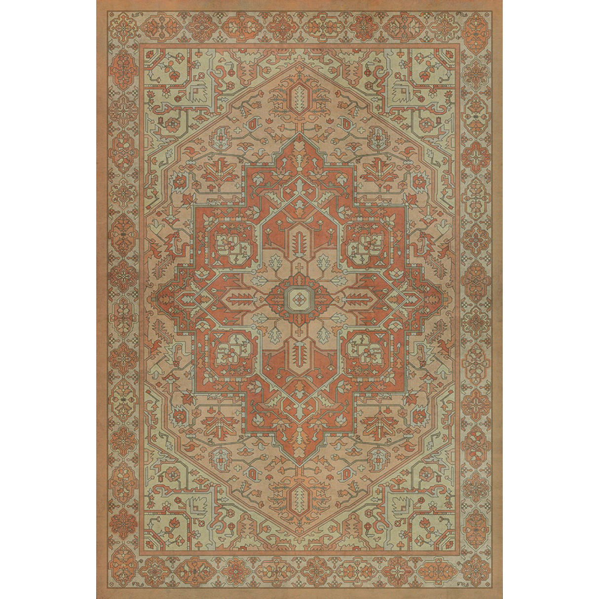 Persian Bazaar Camelot Lady Ragnell Vinyl Rug