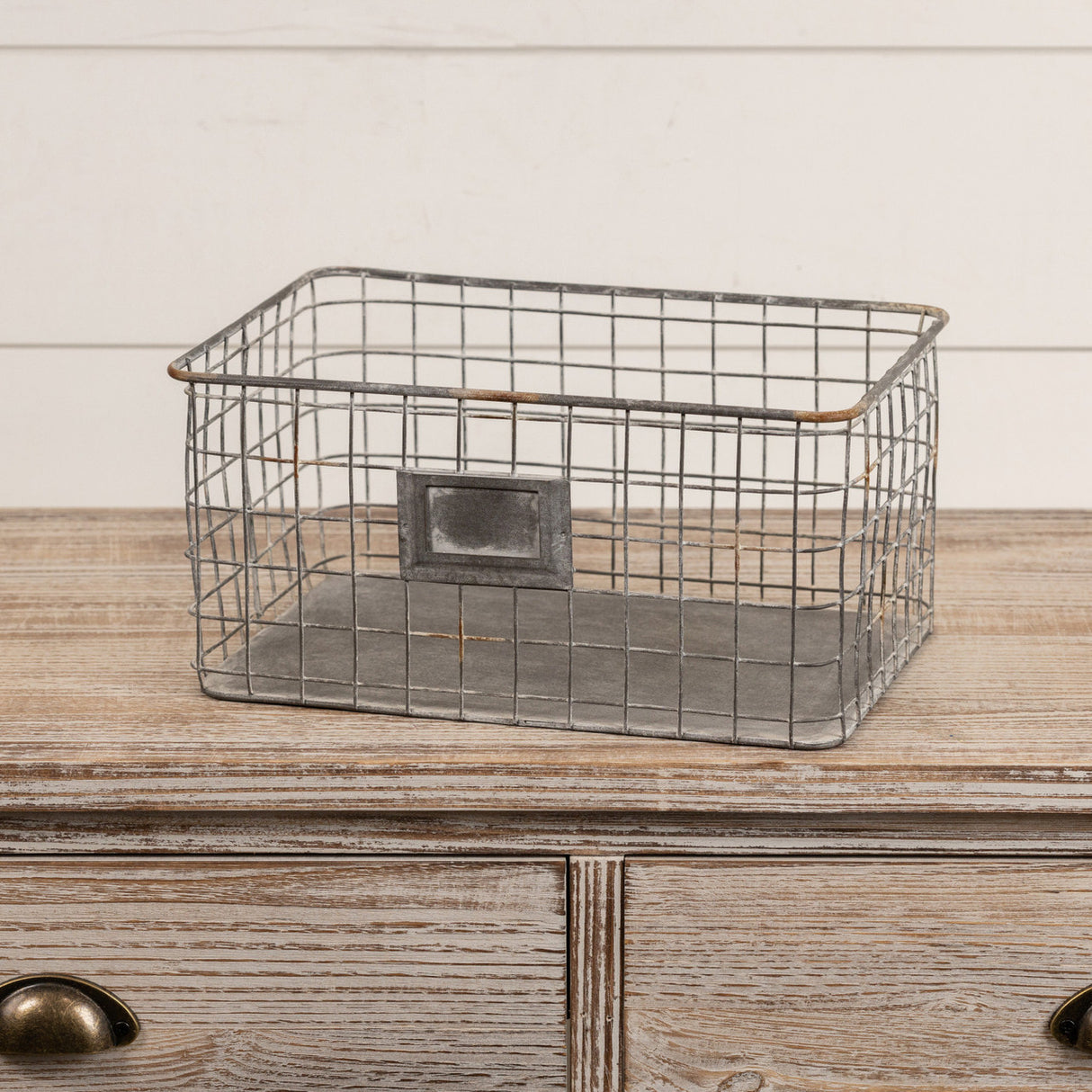 Grey Metal Wire Baskets