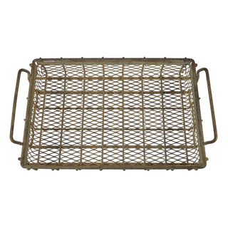 Vintage Industrial Mesh Basket