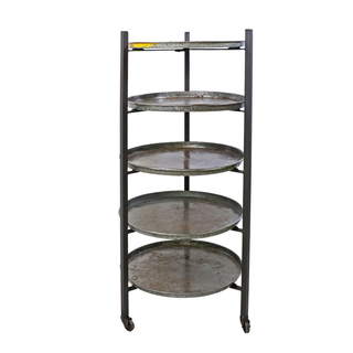 Vintage Bakery Rack with Trays
