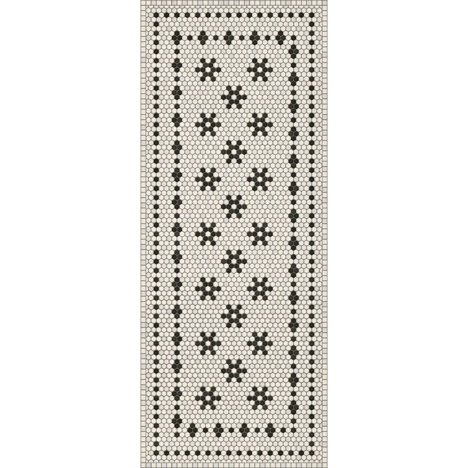 Mosaic B Clemont Avenue Vinyl Rug - Thumbnail 3