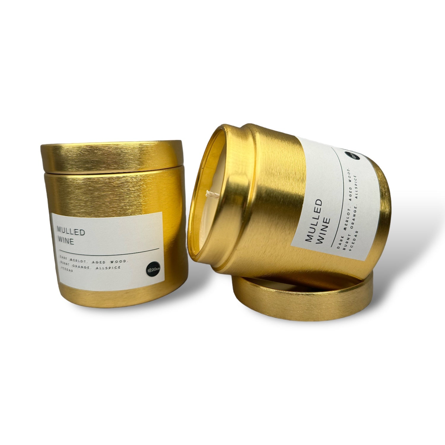 Limited Edition Brushed Gold Holiday Candles - Thumbnail 4