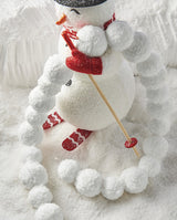 Snowball Christmas Garland