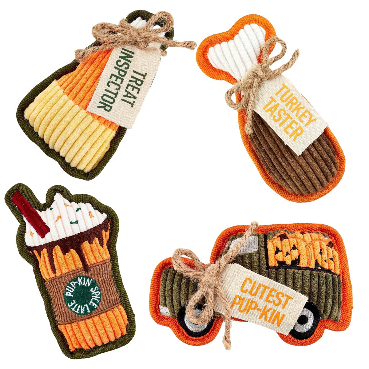 Fall Corduroy Dog Toys