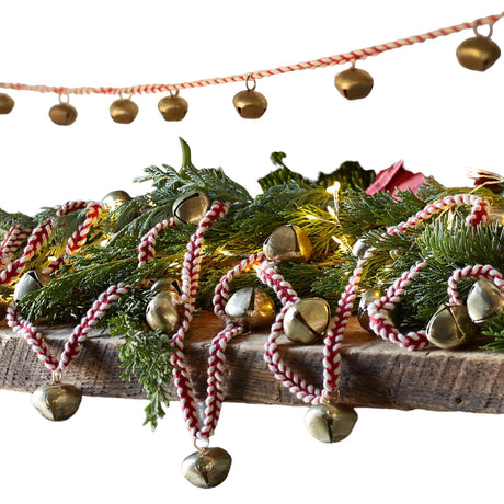 Gold Jingle Bell Garland