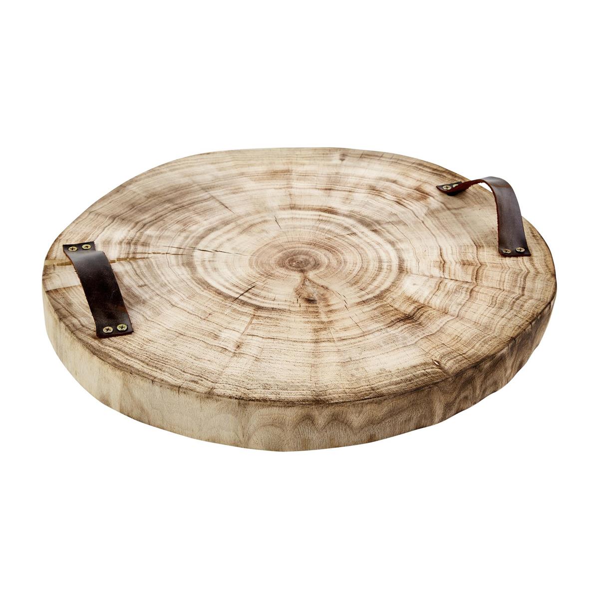 Wood Slice Serving Tray