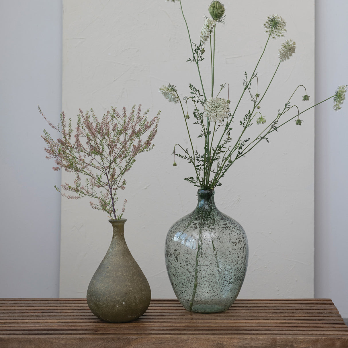 Seeded Glass Vase