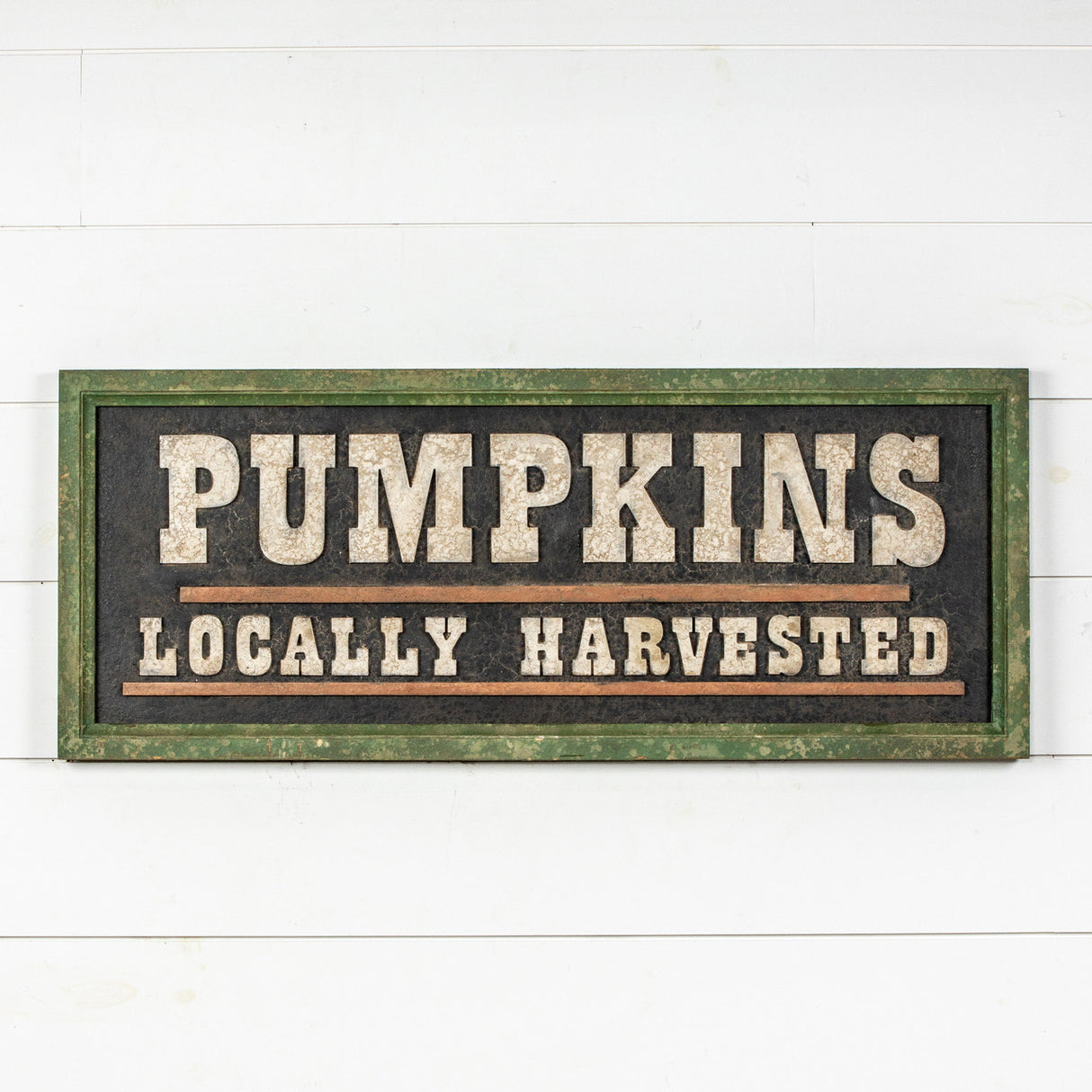 Raised Wood Pumpkin Sign