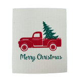 Christmas Print Swedish Dishcloths