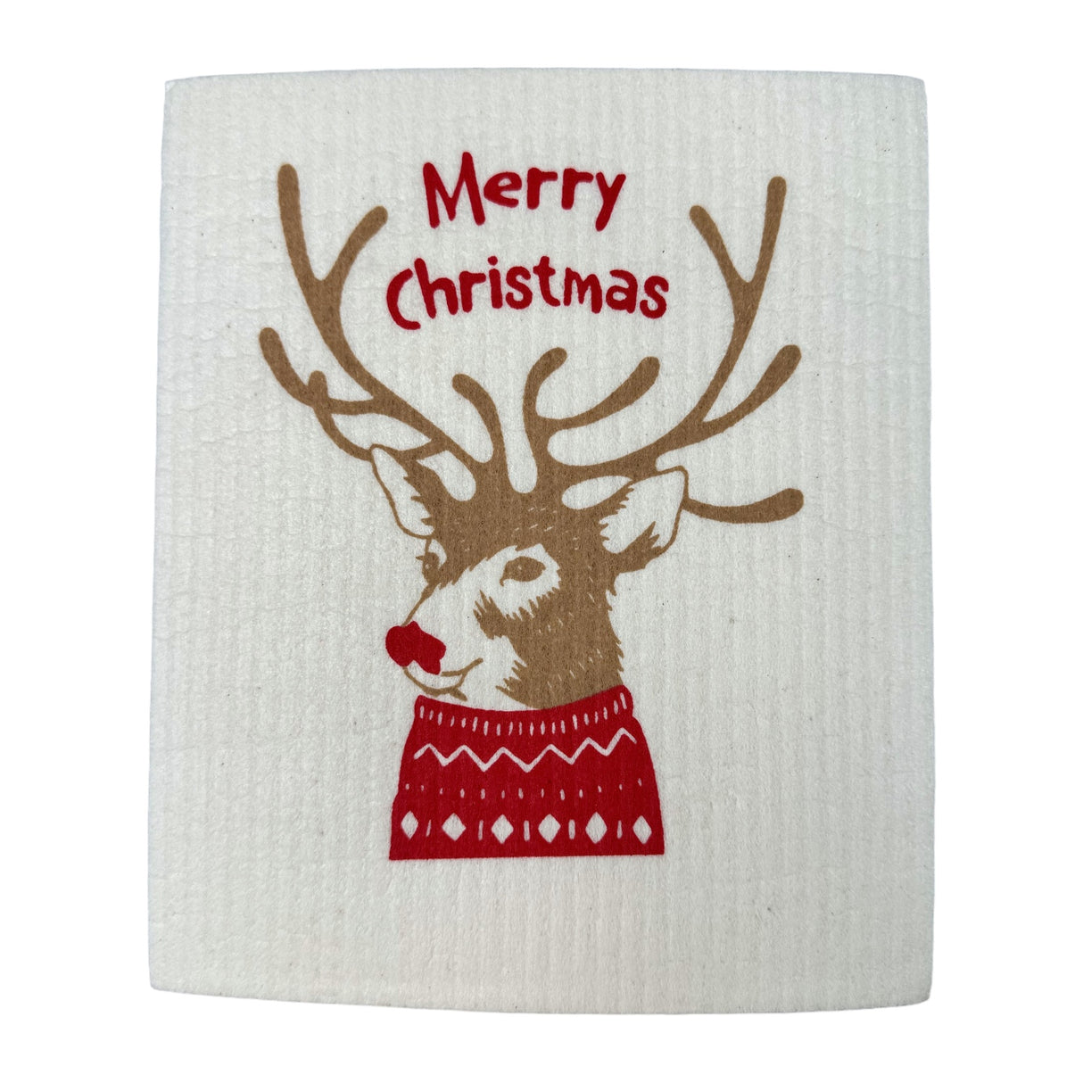 Christmas Print Swedish Dishcloths