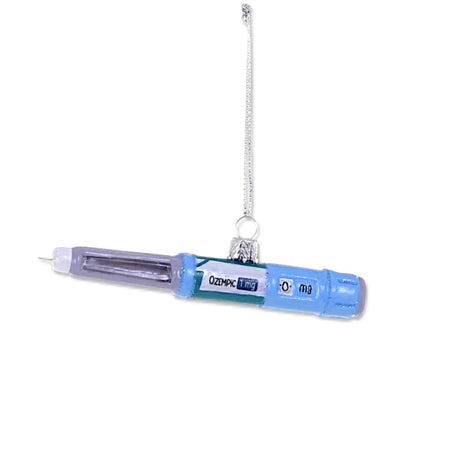 Ozempic pen christmas ornament