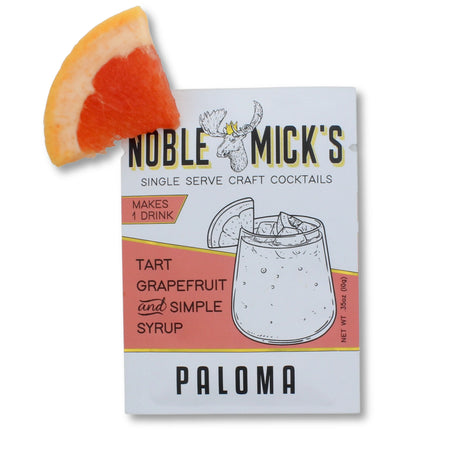 single serve paloma craft cocktail mix with grapefruit flavor for tequila drinks