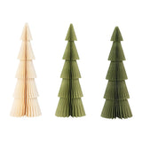 paper honeycomb Christmas trees