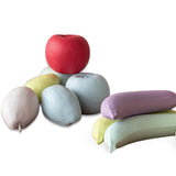 colorful pastel resin decorative fruit set for shelf and kitchen decor