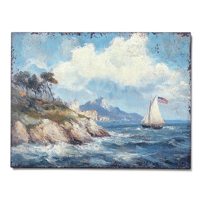 patriotic sailboat wall art coastal framed print american flag nautical decor