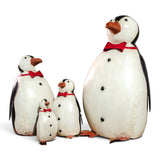 Phat Penguin metal Christmas décor in four graduated sizes
