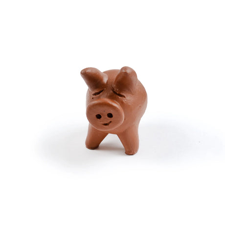 Lucky Three-Legged Terracotta Chanchito Pig