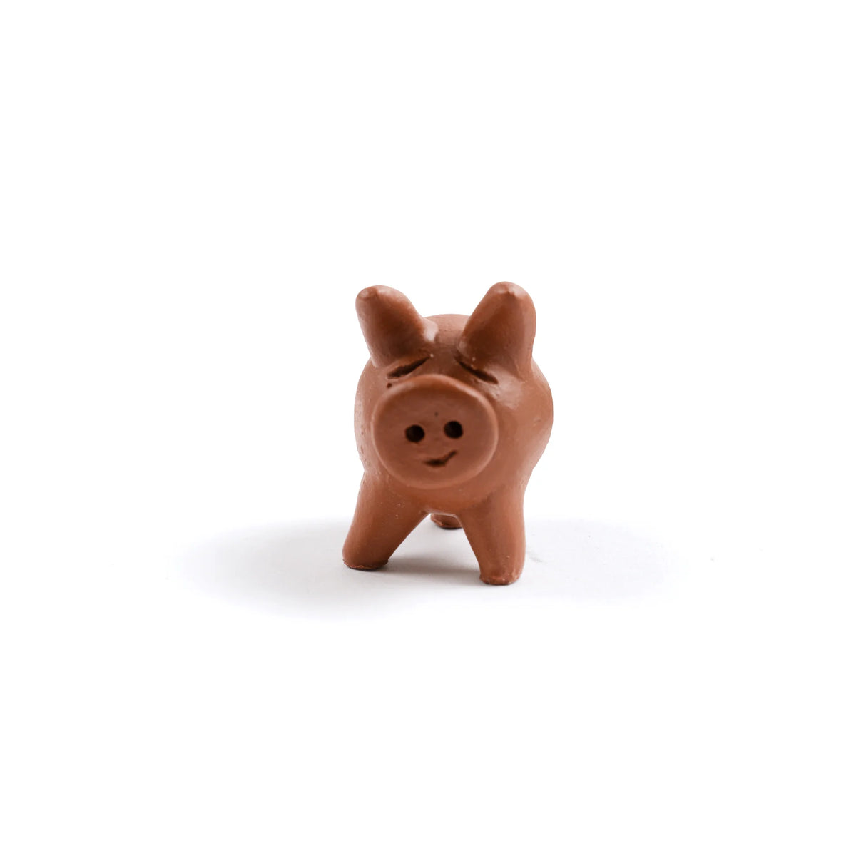 Lucky Three-Legged Terracotta Chanchito Pig