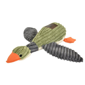 12 inch plush duck dog toy with squeaker for medium and large dogs