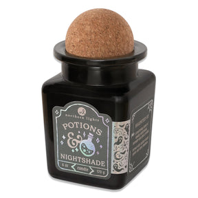 Potions & Nightshade candle in glass jar, 6 oz with 40-hour burn time by northern lights