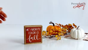 My Favorite Color Is Fall Mini Wood Box Sign